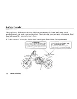 Предварительный просмотр 22 страницы Honda 2005 CRF100F Owner'S Manual