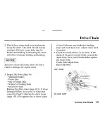 Предварительный просмотр 109 страницы Honda 2005 CRF100F Owner'S Manual