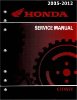 Honda 2005 CRF450R Service Manual preview