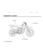 Предварительный просмотр 26 страницы Honda 2005 CRF70F Owner'S Manual