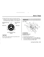 Предварительный просмотр 111 страницы Honda 2005 CRF80F Owner'S Manual