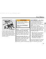 Preview for 79 page of Honda 2005 Element User Manual