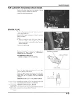 Предварительный просмотр 69 страницы Honda 2005 FOURTRAX FOREMAN TRX500 FE Service Manual