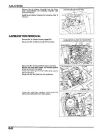 Предварительный просмотр 98 страницы Honda 2005 FOURTRAX FOREMAN TRX500 FE Service Manual