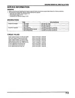 Preview for 117 page of Honda 2005 FOURTRAX FOREMAN TRX500 FE Service Manual