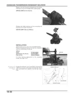 Предварительный просмотр 221 страницы Honda 2005 FOURTRAX FOREMAN TRX500 FE Service Manual