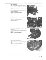 Preview for 249 page of Honda 2005 FOURTRAX FOREMAN TRX500 FE Service Manual