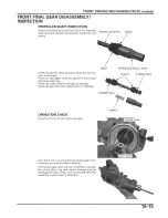 Preview for 308 page of Honda 2005 FOURTRAX FOREMAN TRX500 FE Service Manual