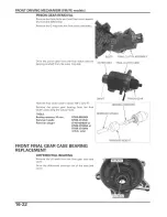 Предварительный просмотр 315 страницы Honda 2005 FOURTRAX FOREMAN TRX500 FE Service Manual