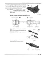 Предварительный просмотр 322 страницы Honda 2005 FOURTRAX FOREMAN TRX500 FE Service Manual