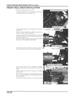 Preview for 323 page of Honda 2005 FOURTRAX FOREMAN TRX500 FE Service Manual