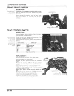 Preview for 391 page of Honda 2005 FOURTRAX FOREMAN TRX500 FE Service Manual