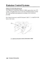 Предварительный просмотр 247 страницы Honda 2005 FOURTRAX RANCHER AT TRX400FA Owner'S Manual