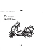 Предварительный просмотр 2 страницы Honda 2005 FSC600A SILVER WING Owner'S Manual