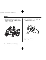 Предварительный просмотр 71 страницы Honda 2005 FSC600A SILVER WING Owner'S Manual