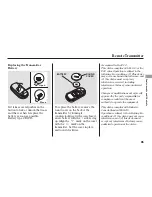 Предварительный просмотр 66 страницы Honda 2005 INSIGHT Reference Owner'S Manual