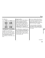 Предварительный просмотр 160 страницы Honda 2005 INSIGHT Reference Owner'S Manual