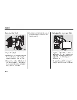 Предварительный просмотр 212 страницы Honda 2005 Pilot Owner'S Manual