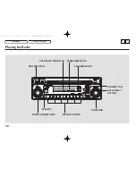 Предварительный просмотр 78 страницы Honda 2005 S2000 Owner'S Manual