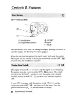 Предварительный просмотр 33 страницы Honda 2005 TRX250TM Fourtrax Owner'S Manual