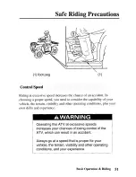 Предварительный просмотр 60 страницы Honda 2005 TRX250TM Fourtrax Owner'S Manual