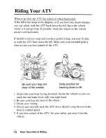 Предварительный просмотр 81 страницы Honda 2005 TRX250TM Fourtrax Owner'S Manual