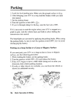 Предварительный просмотр 87 страницы Honda 2005 TRX250TM Fourtrax Owner'S Manual