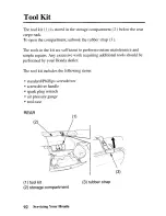 Предварительный просмотр 101 страницы Honda 2005 TRX250TM Fourtrax Owner'S Manual