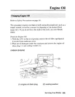 Предварительный просмотр 110 страницы Honda 2005 TRX250TM Fourtrax Owner'S Manual