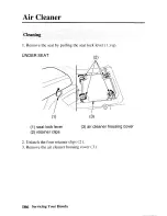 Предварительный просмотр 115 страницы Honda 2005 TRX250TM Fourtrax Owner'S Manual