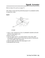 Предварительный просмотр 130 страницы Honda 2005 TRX250TM Fourtrax Owner'S Manual