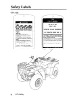 Предварительный просмотр 15 страницы Honda 2005 TRX350TM Fourtrax Owner'S Manual