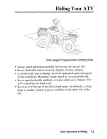 Предварительный просмотр 82 страницы Honda 2005 TRX350TM Fourtrax Owner'S Manual