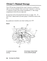 Предварительный просмотр 107 страницы Honda 2005 TRX350TM Fourtrax Owner'S Manual