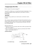 Предварительный просмотр 116 страницы Honda 2005 TRX350TM Fourtrax Owner'S Manual