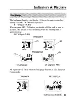 Предварительный просмотр 38 страницы Honda 2005 TRX500FA Fourtrax Foreman Rubicon Owner'S Manual