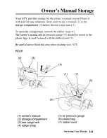 Предварительный просмотр 150 страницы Honda 2005 TRX500FA Fourtrax Foreman Rubicon Owner'S Manual