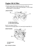 Предварительный просмотр 161 страницы Honda 2005 TRX500FA Fourtrax Foreman Rubicon Owner'S Manual