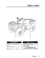 Предварительный просмотр 16 страницы Honda 2005 TRX500TM Fourtrax Foreman Owner'S Manual