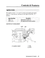 Предварительный просмотр 26 страницы Honda 2005 TRX500TM Fourtrax Foreman Owner'S Manual