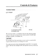 Предварительный просмотр 36 страницы Honda 2005 TRX500TM Fourtrax Foreman Owner'S Manual