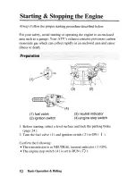 Предварительный просмотр 61 страницы Honda 2005 TRX500TM Fourtrax Foreman Owner'S Manual