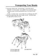 Предварительный просмотр 166 страницы Honda 2005 TRX500TM Fourtrax Foreman Owner'S Manual