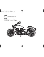 Предварительный просмотр 2 страницы Honda 2005 VTX1800C Owner'S Manual