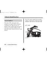 Предварительный просмотр 203 страницы Honda 2005 VTX1800C Owner'S Manual