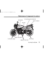 Предварительный просмотр 104 страницы Honda 2006 CB600F Owner'S Manual