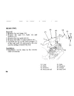 Предварительный просмотр 68 страницы Honda 2006 CBR1100XX Owner'S Manual