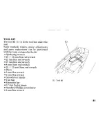 Предварительный просмотр 93 страницы Honda 2006 CBR1100XX Owner'S Manual