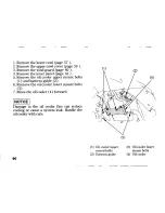 Предварительный просмотр 102 страницы Honda 2006 CBR1100XX Owner'S Manual