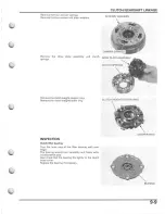 Предварительный просмотр 9 страницы Honda 2006 CRF50F Service & Repair Manual